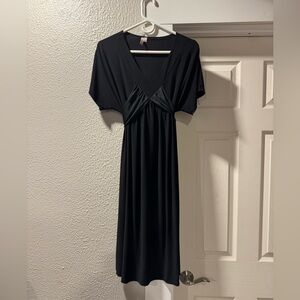 Susan Lawrence Black Midi Dress